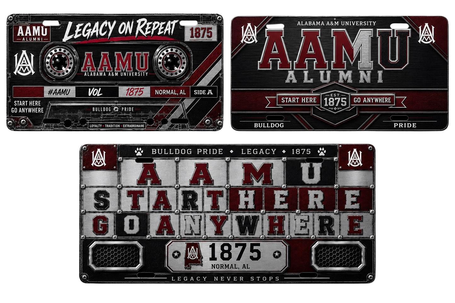 AAMU Legacy Vanity Plate