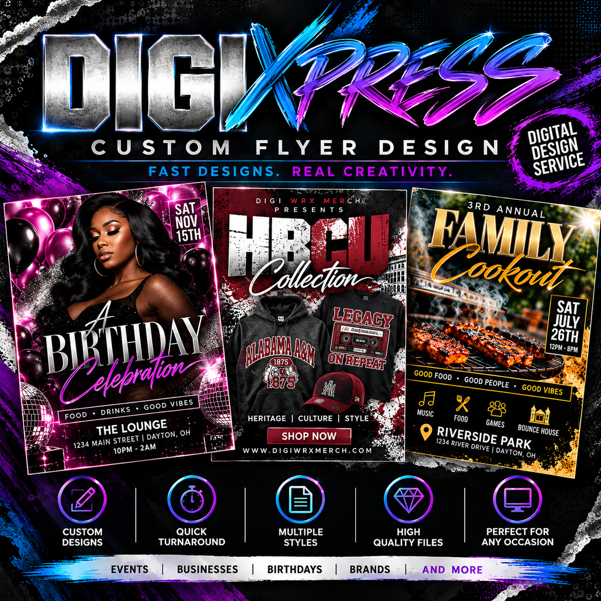 Digi Xpress | Custom Flyer Design