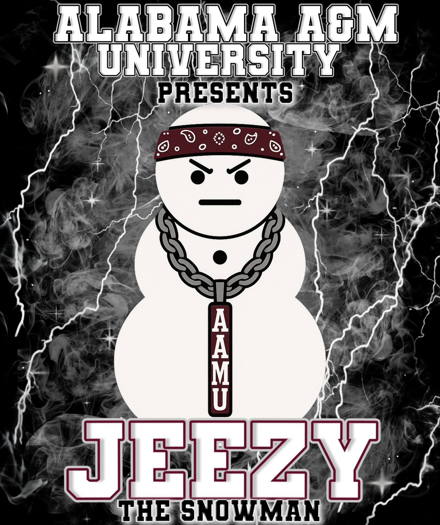 AAMU x Jeezy Snowman Concert T-Shirt 2