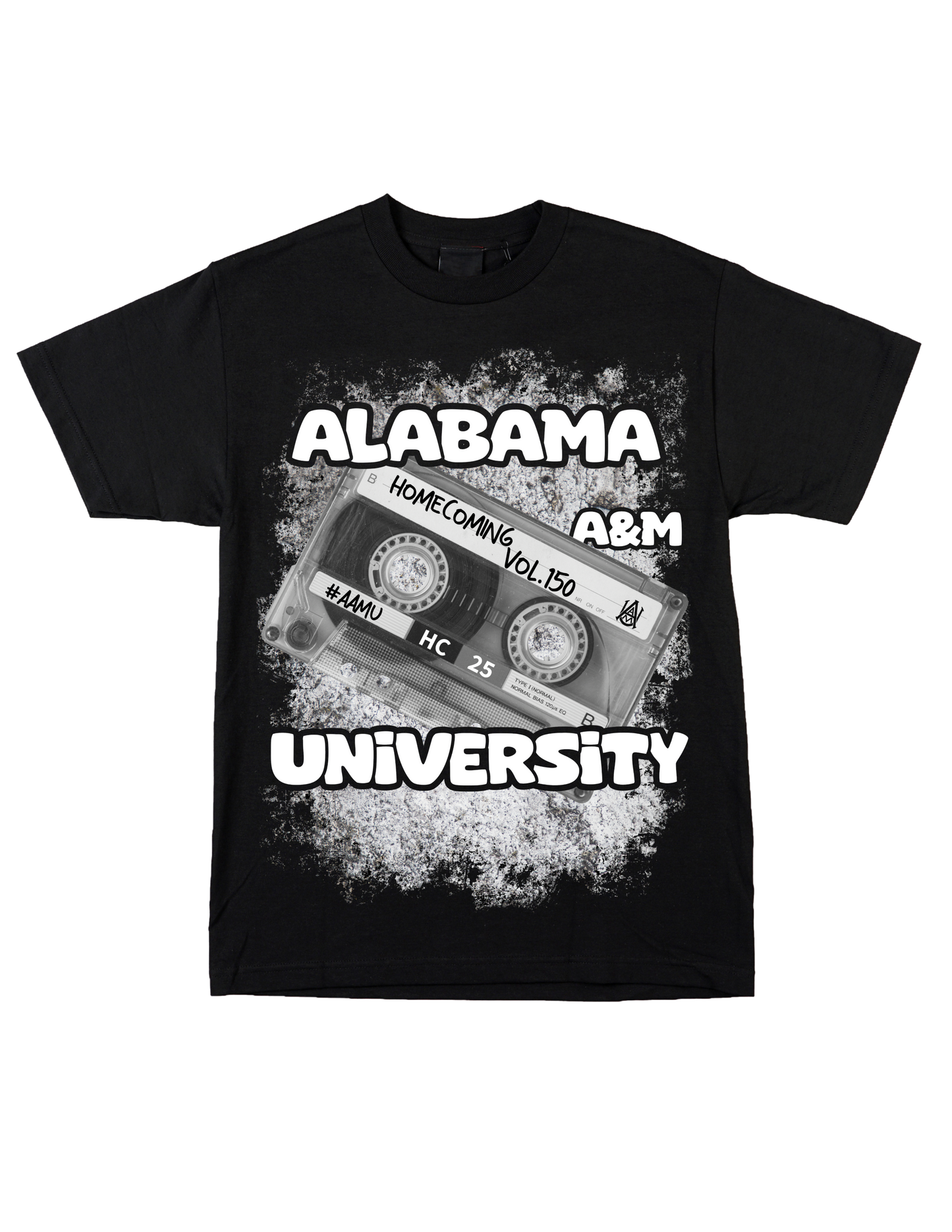 AAMU Homecoming 2025 Cassette Tape Remix T-Shirt – Volume 150 Edition