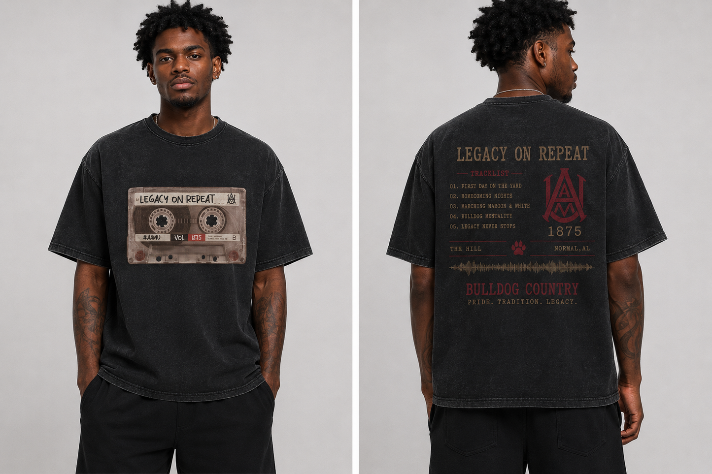 Legacy On Repeat Cassette Tape Tee