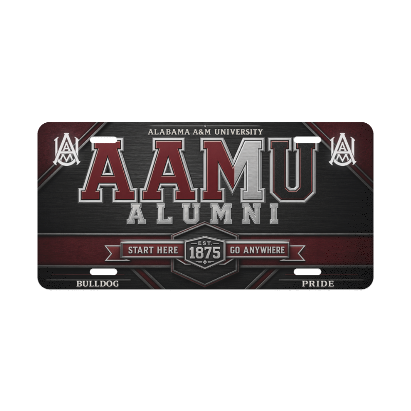 AAMU Legacy Vanity Plate