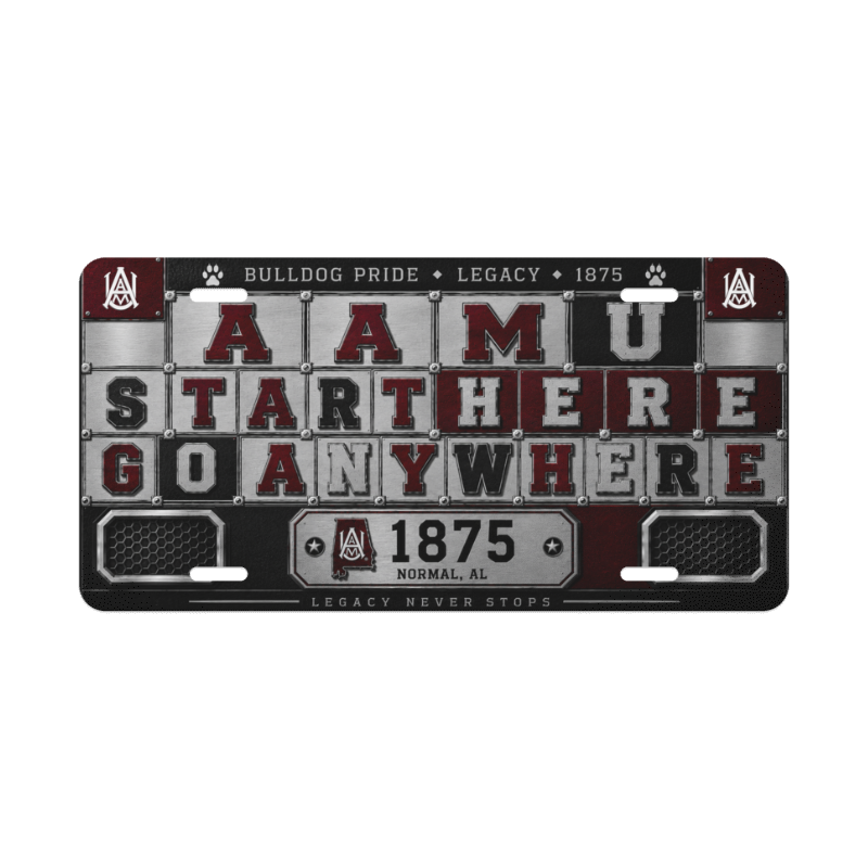 AAMU Legacy Vanity Plate
