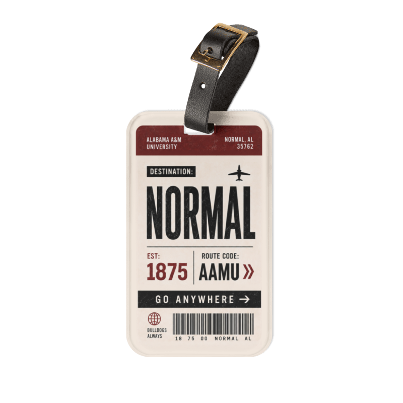 Destination: Normal Luggage tag