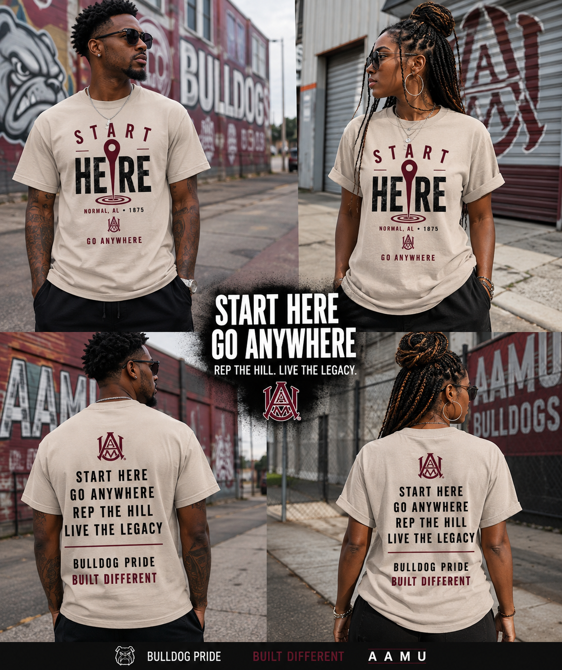 Start Here, Go Anywhere Tee