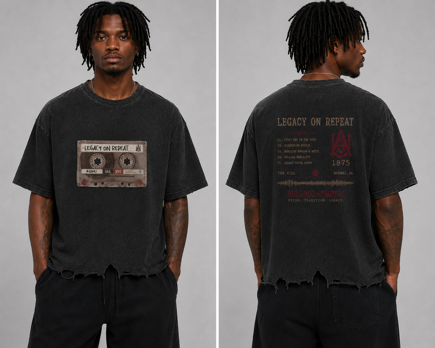 Legacy On Repeat Cassette Tape Tee