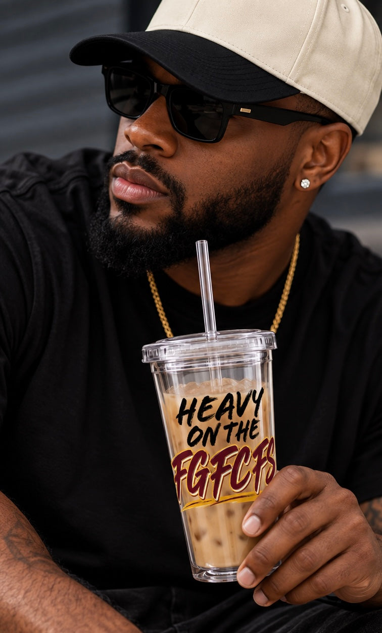 Heavy On The FG FC FS Clear Tumbler