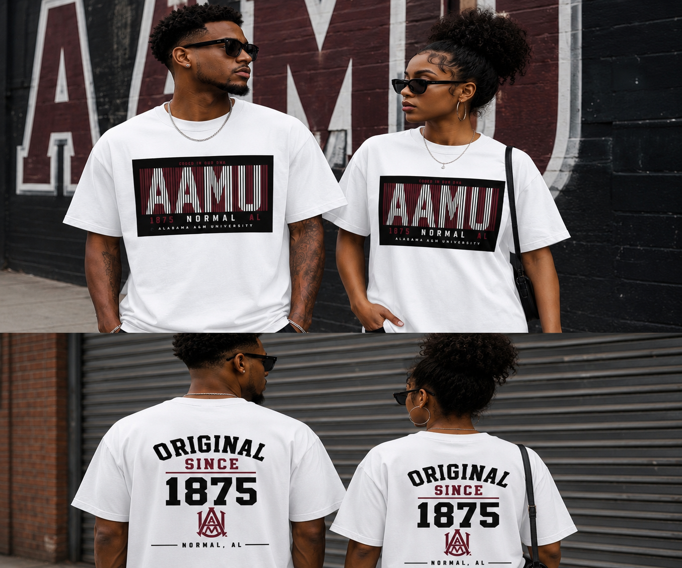 AAMU Coded In Our DNA Tee