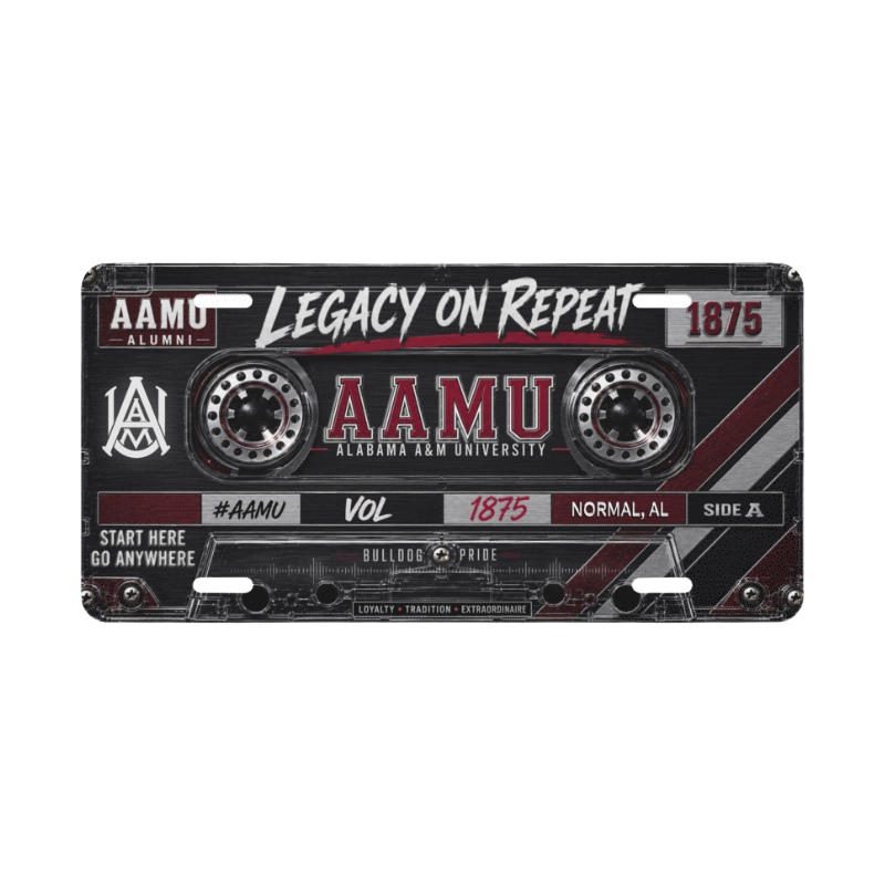 AAMU Legacy Vanity Plate