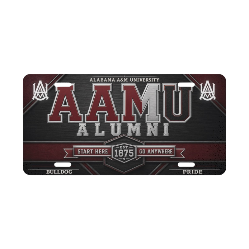 AAMU Legacy Vanity Plate