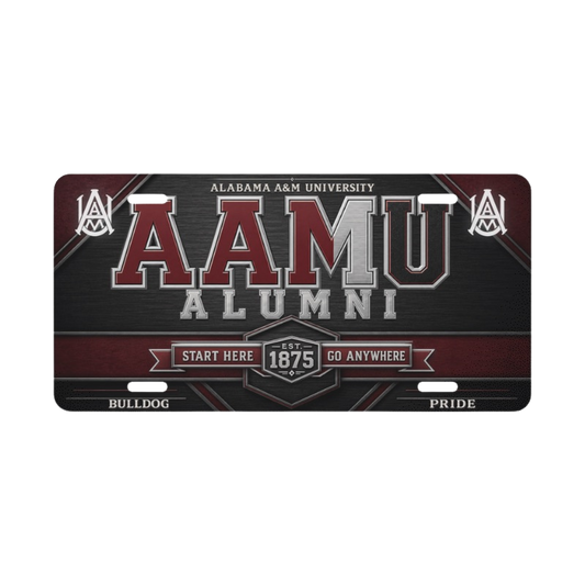 AAMU Legacy Vanity Plate