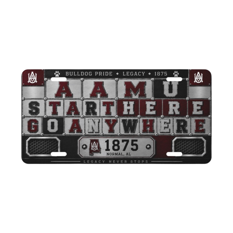 AAMU Legacy Vanity Plate