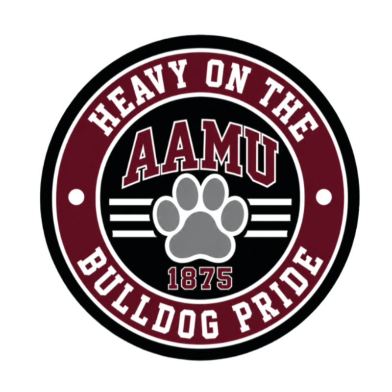 Heavy on the AAMU Bulldog Pride Sticker
