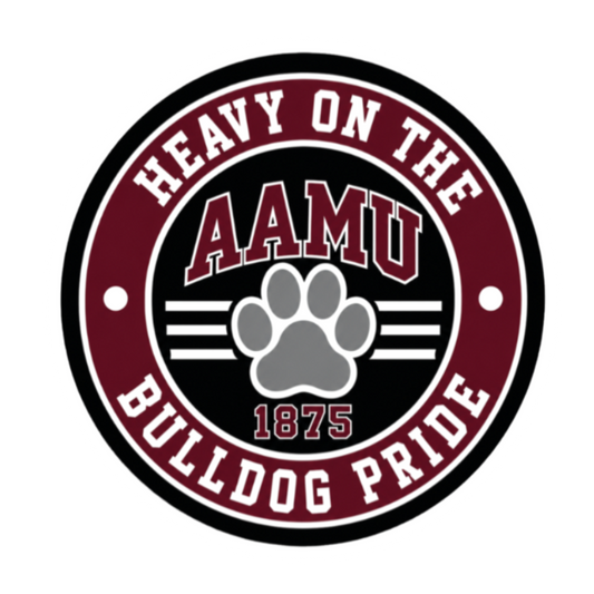 Heavy on the AAMU Bulldog Pride Sticker
