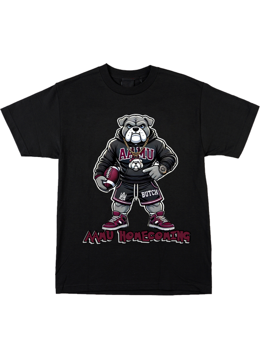 AAMU Homecoming 2025 Bulldog Mascot T-Shirt – “Butch Edition”