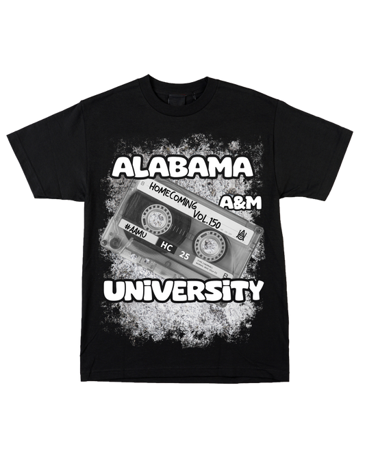 AAMU Homecoming 2025 Cassette Tape Remix T-Shirt – Volume 150 Edition