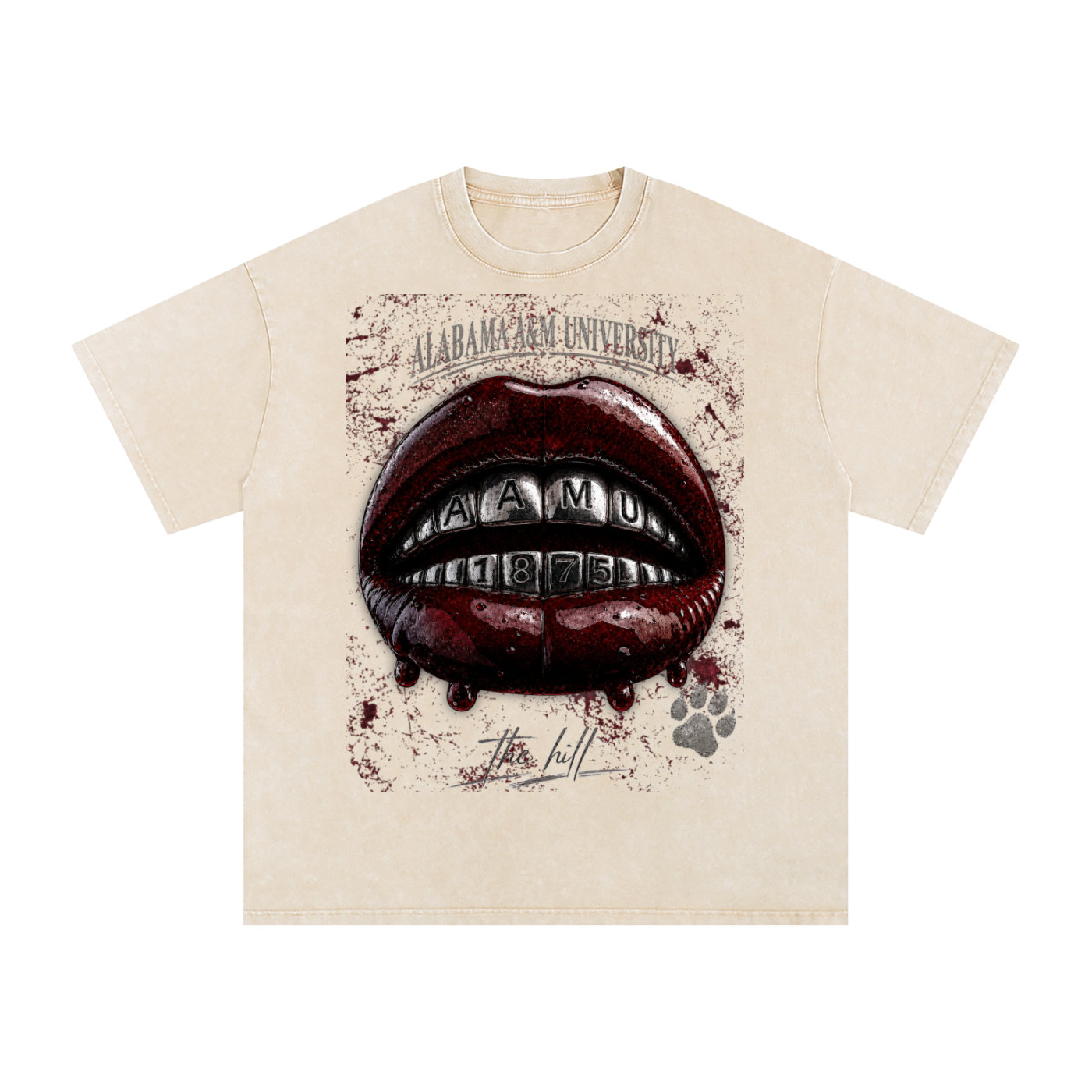Bulldog Bite Snow Wash Oversized Tee