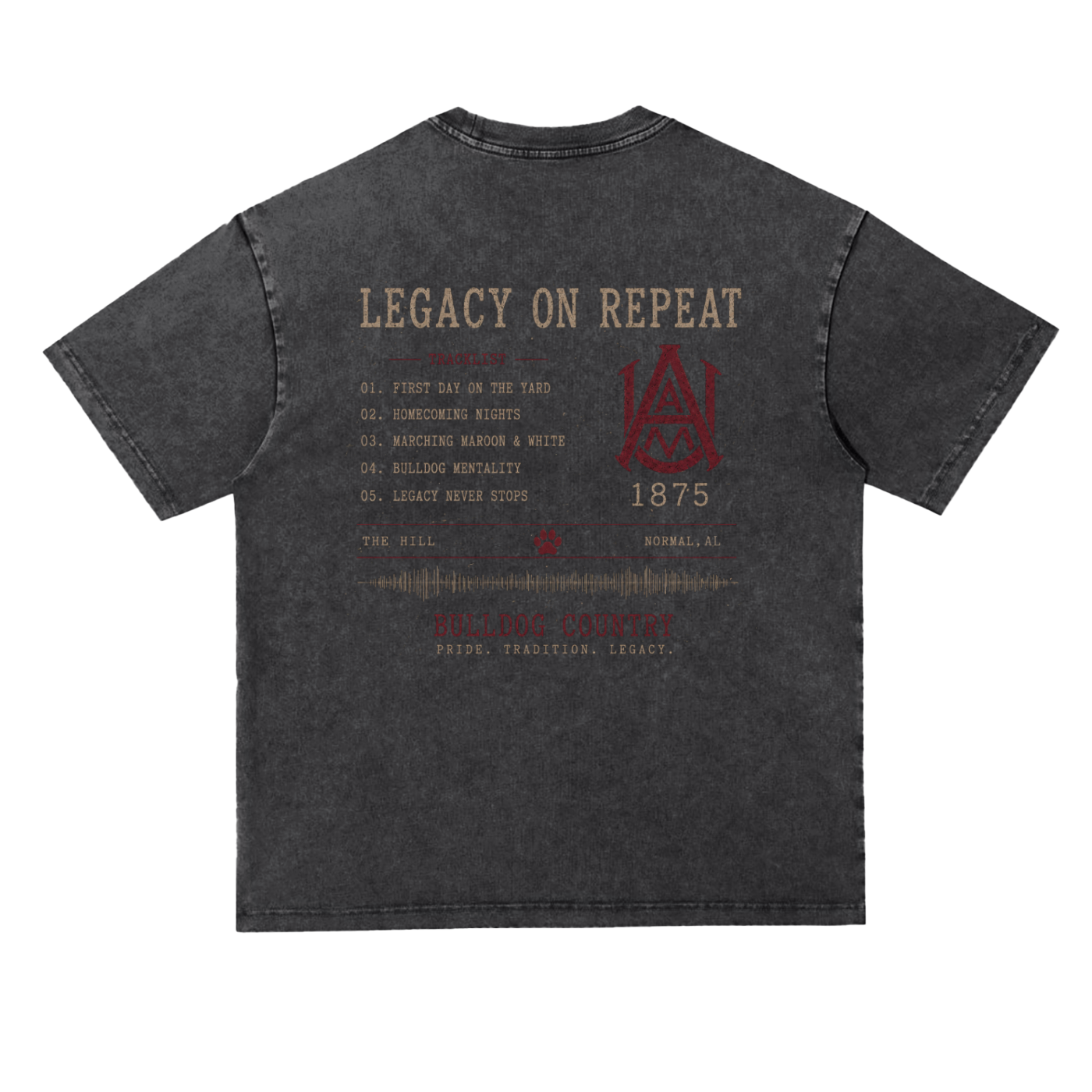 Legacy Tape Snow Washed Oversized Tee